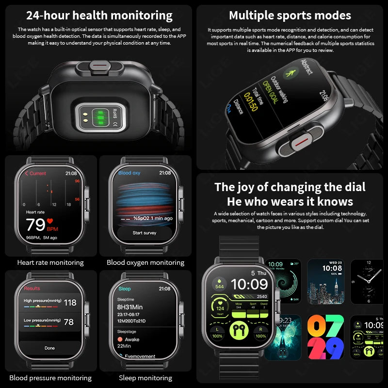 Two-in-One Smartwatch and Bluetooth Earphones Set