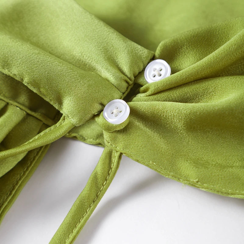 Abito lungo donna con scollo halter e schiena scoperta — immagine 5