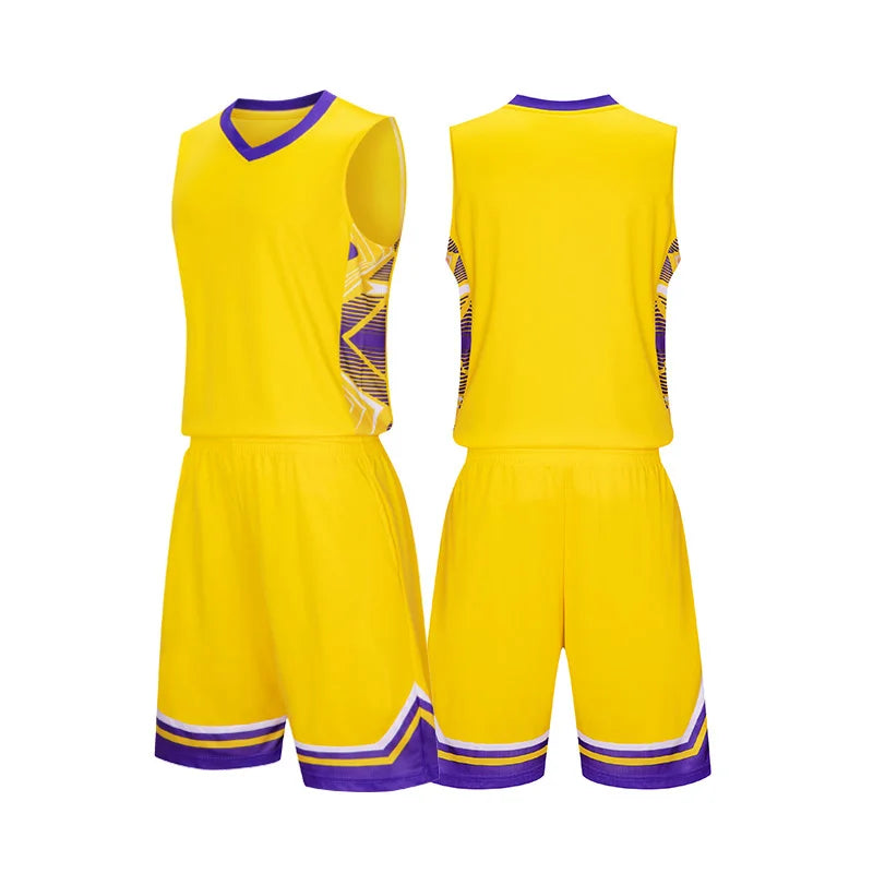 Adult Kid Basketball Jersey Youth Quick-drying Breathable Unisex Team Training Uniform Shirt Sportswear Child Tracksuit Outfit
