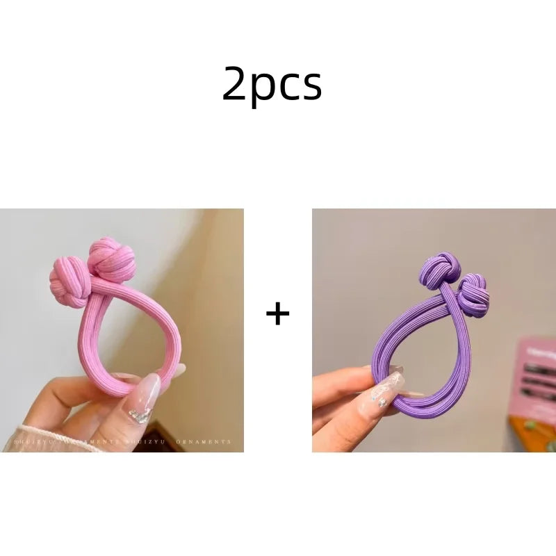 Simplicity Stretchy Rubber Hair Ties for Women, High-Elasticity Fashion Hair Scrunchies for Girls, Hair Accessories