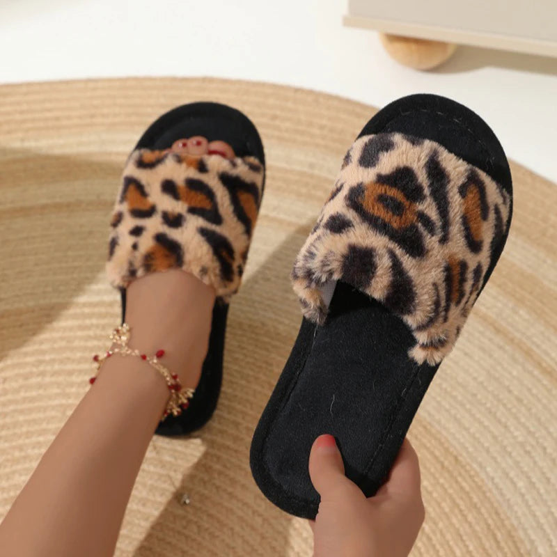 Chaussons mode femme en peluche de coton chauds, légers, en EVA, à semelle plate antidérapante, confortables, pour l’intérieur, automne-hiver