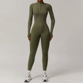 Tuta intera sportiva donna con zip