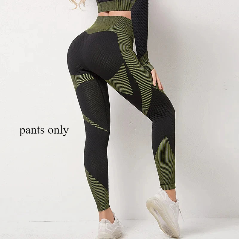 Yoga-Set für Damen, Top und Leggings