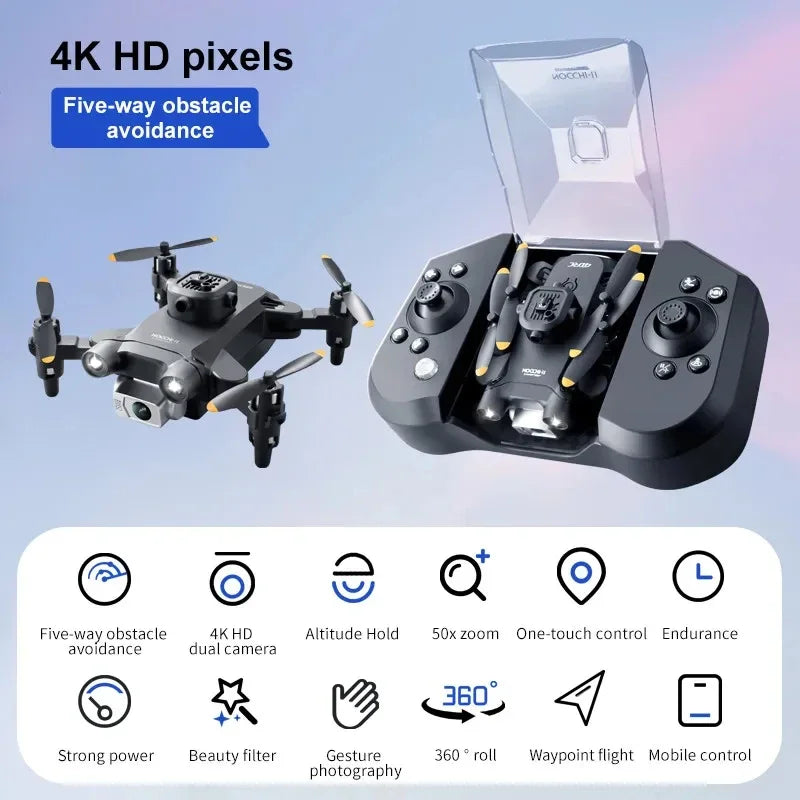 4DRC V30 Mini Drone with HD 4K 1080P Camera, FPV, Professional RC Drone with Five-Sided Obstacle Avoidance, Toy Helicopter Drone