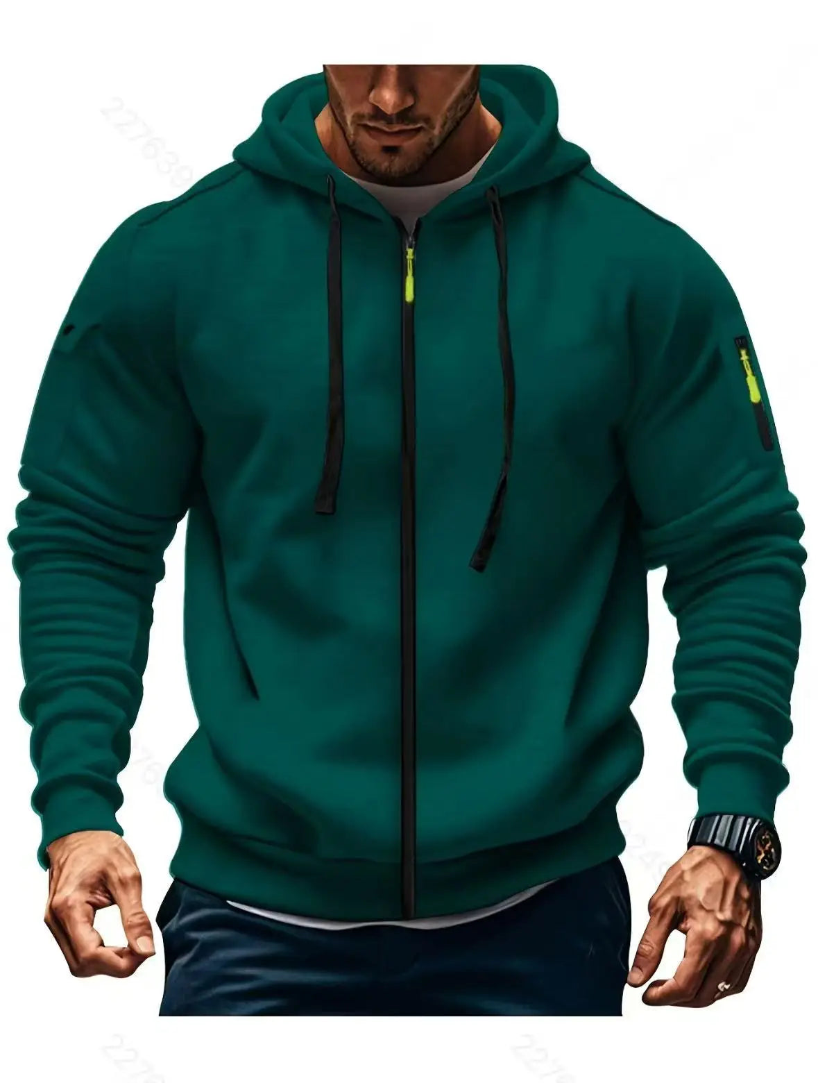 Sports hoodie men's, long sleeve, hooded