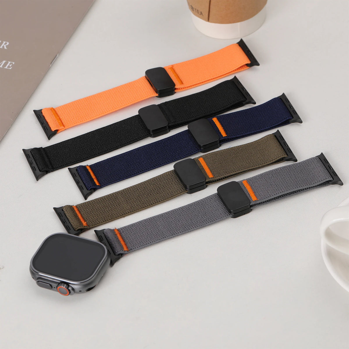 Magnetic Strap For Apple Watch Ultra 4 3 Band 49mm 44mm 46mm 42mm 45mm 41mm 40mm Correa Bracelet IWatch Series 12 11 SE 10 9 8 7