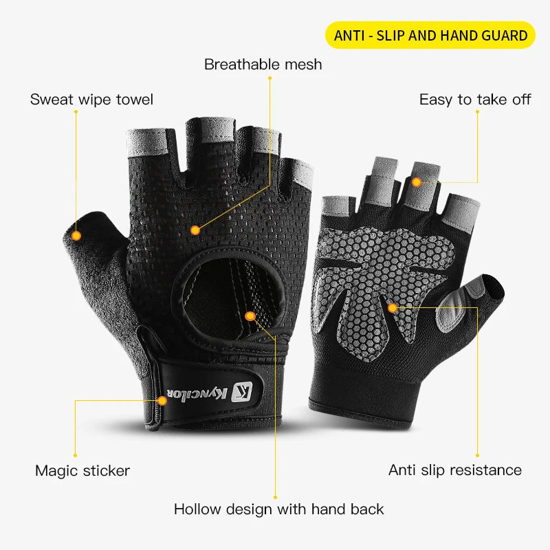 Guanti da allenamento e ciclismo mezze dita