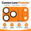 Metal Glass Camera Lens Protector Foldable Stand For iPhone 17 Pro/17 ProMax/18 ProMax/18 Pro,Camera Screen Full Cover Protector