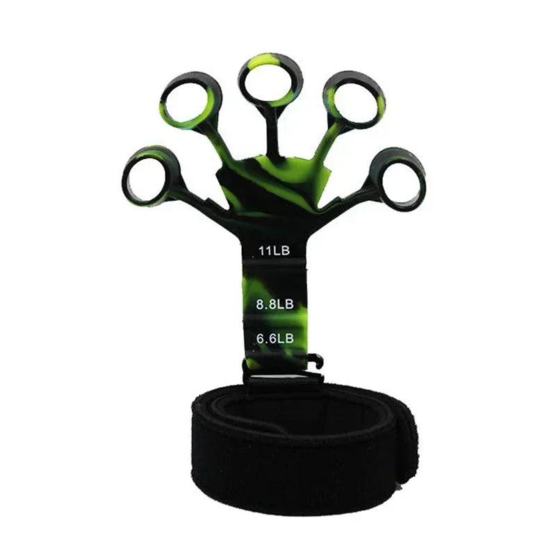 Silicone Finger Strengthener Set with Wrist Strap