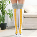 Calcetines de pollo divertidos para hombre, estampado 3D de dibujos animados para cosplay, muy elásticos, hasta el muslo, de algodón, finos y a la moda, con puntera fina.