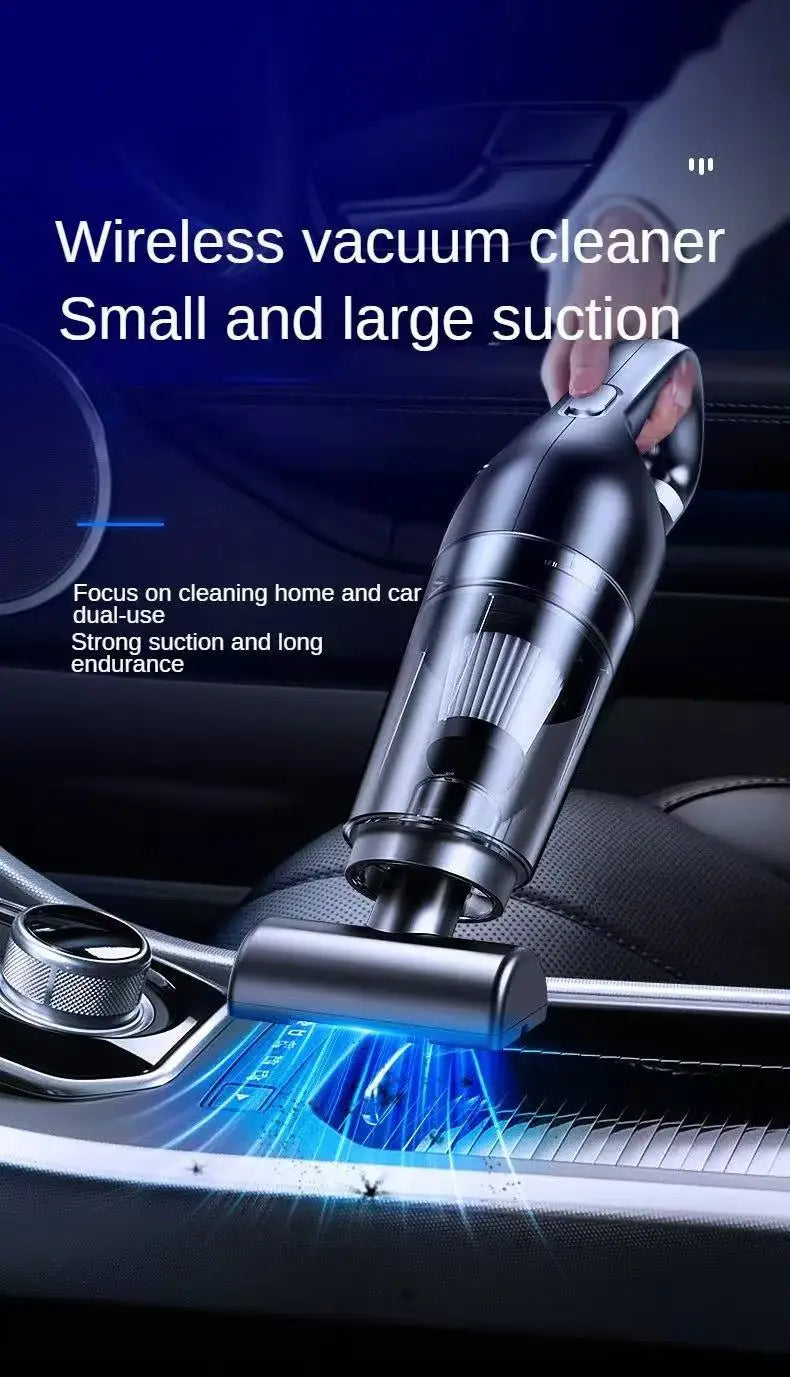 Aspirateur à main rechargeable pour la maison, aspirateur portable pour voiture et maison, sans fil, 10 000 Pa, pour poils d’animaux et poussière