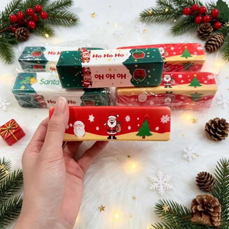 Weihnachtlicher Butterriegel aus PU-Schaum mit langsamem Rückprall, knusprig-weiches Squishy-Dekoobjekt, Gratisgeschenk, Stressabbau, Party-Mitgebsel