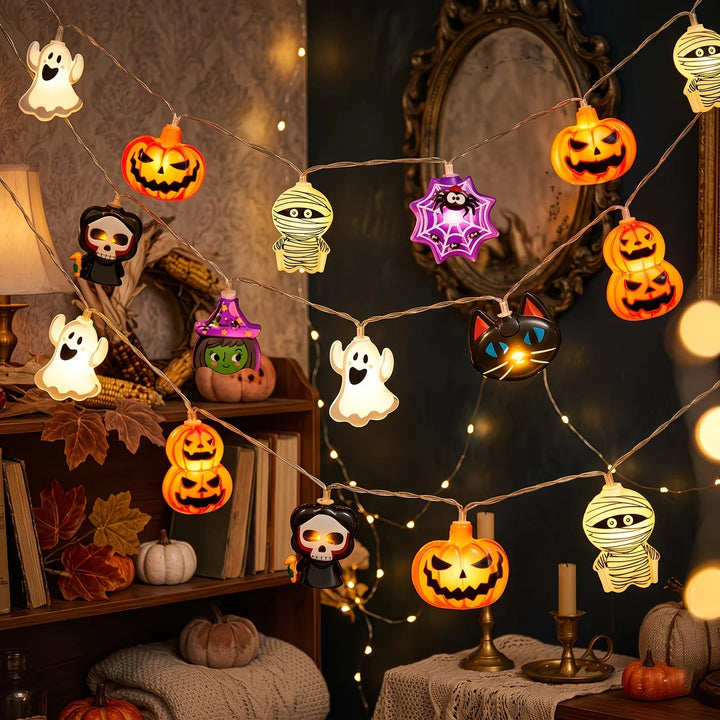 Catena luminosa di Halloween