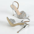 Sandali donna Liyke argento luminosi con cinturino