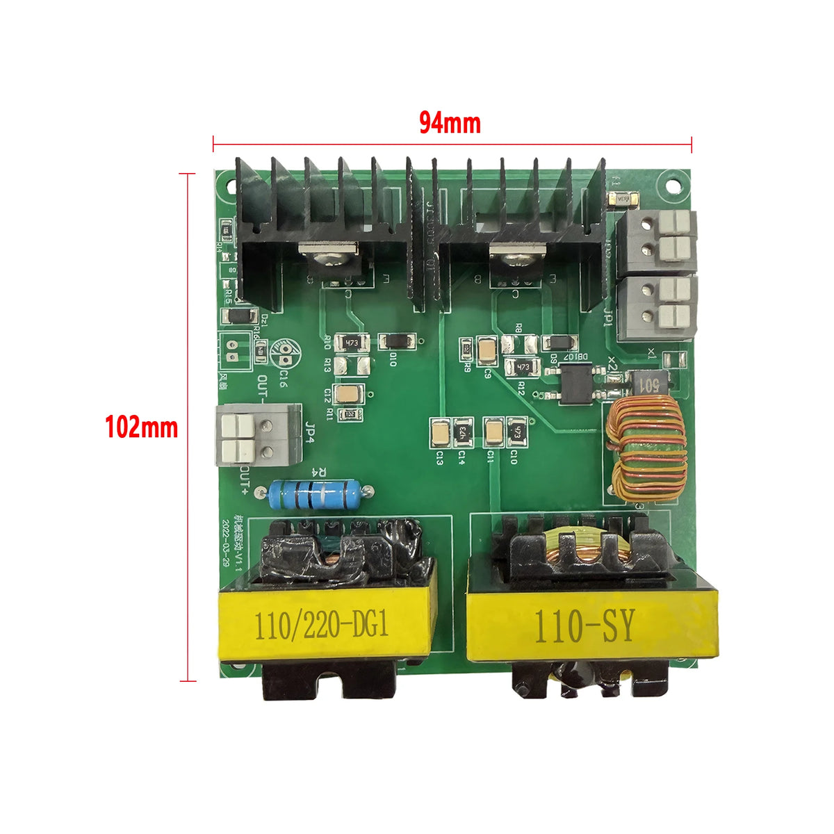 40kHz Mechanical Driver Board / Digital Circuit Boards for Ultrasonic Cleaner 60W-180W 110V/220V Ultrasonic Generator PCB