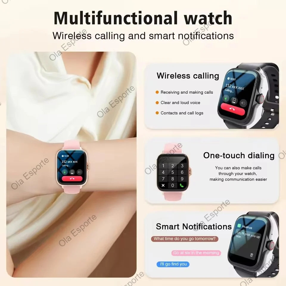 Smartwatch da 1,83″ con chiamate Bluetooth e notifiche