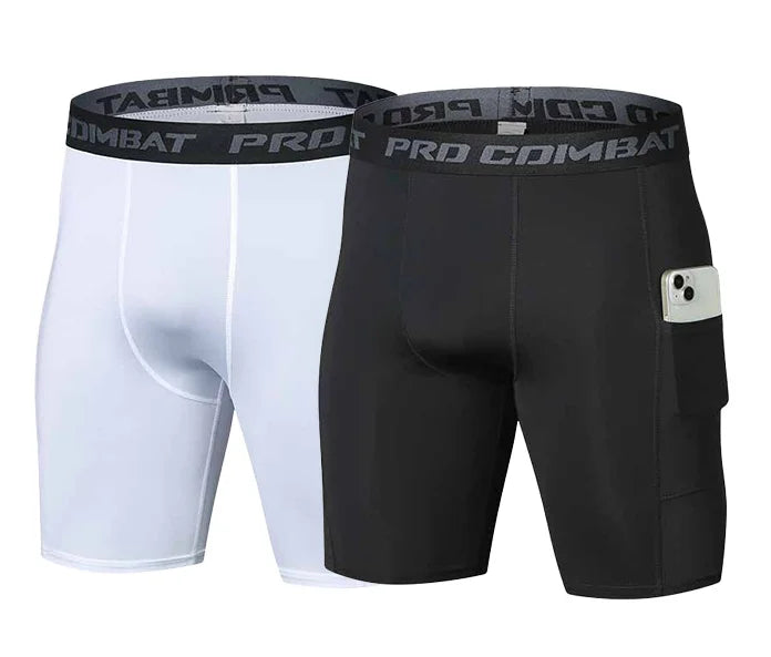 Pantaloncini aderenti uomo con tasca laterale