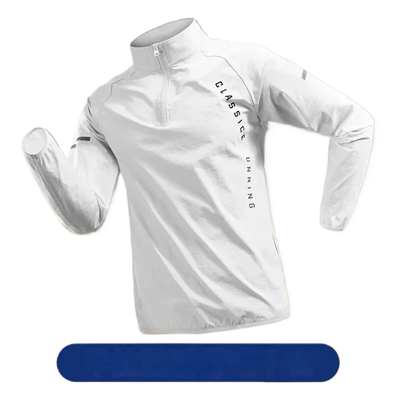 Men's Running Jackets Gym Zipper Hooded Sport Jacket Jogging Training Fitness Sweatshirt Casual Running Sportswear