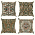 Large Set of 4 Boho Moroccan Throw Pillow Covers Cushion Decor for Living Room Bedroom Ethnic Geometric Home Accessories