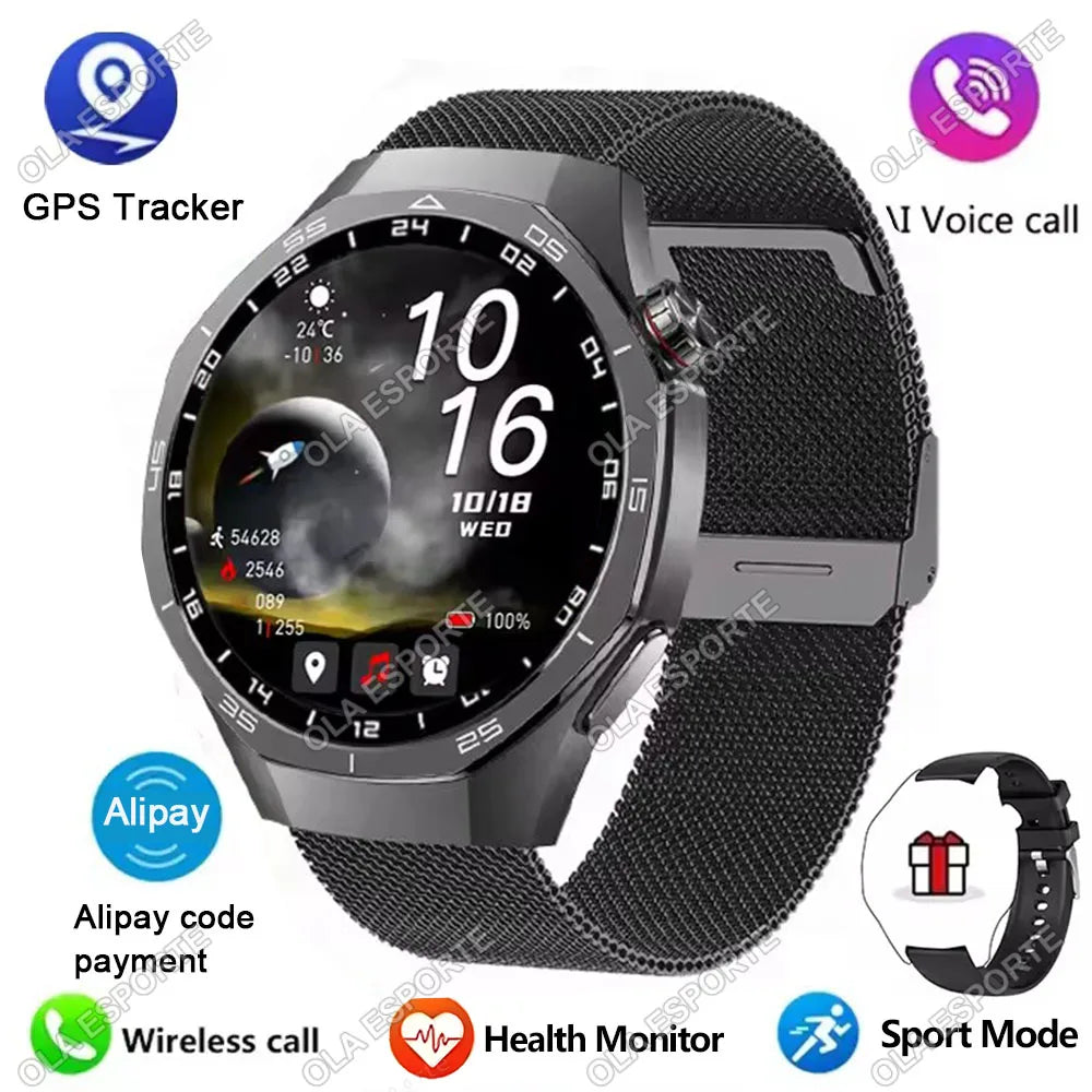 GPS Bluetooth Calling Smartwatch with Voice Assistant