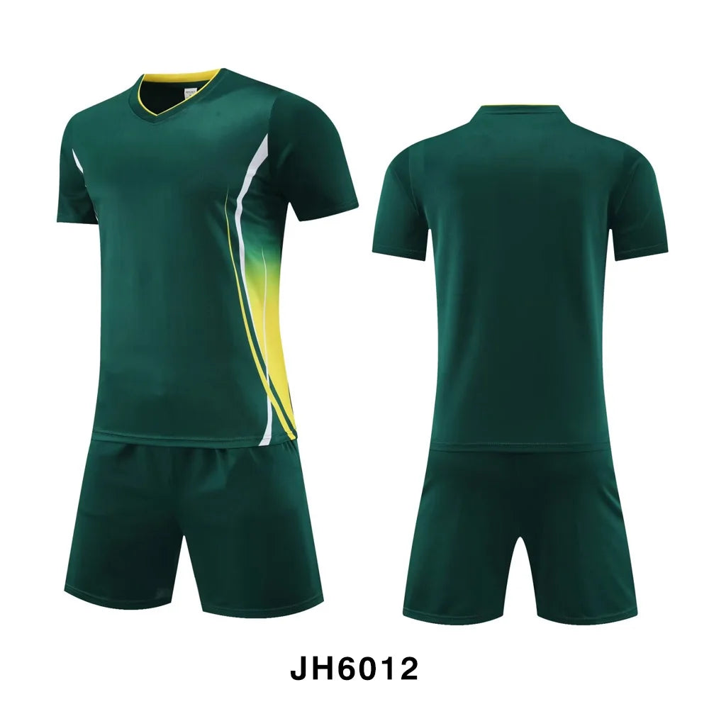Adult Football Jersey Uniform Soccer Customize Men Kit Sports Clothes Women Futsal Sportswear Training Tracksuit Suit Clothing