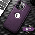 Luxury Leather Case for Apple iPhone 18 Pro MAX 17 15 14 13 12 11 16 Plus Shockproof Camera Lens Protect Logo View Phone Cover