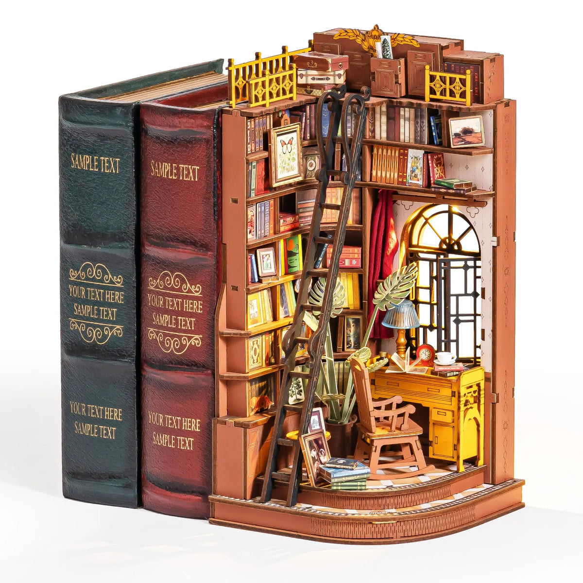 Book nook Robotime Rolife British Library da assemblare