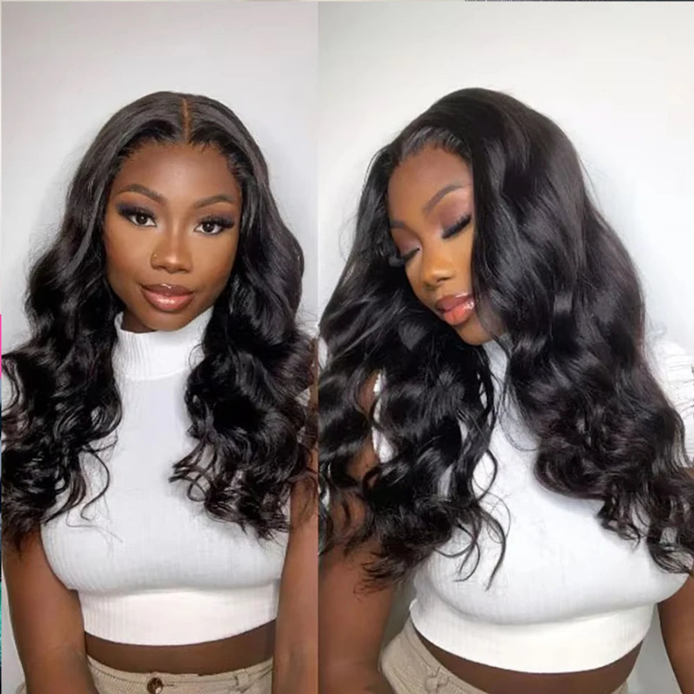 Extensions de cheveux humains Body Wave avec closure, tissage brésilien, 3 à 4 paquets avec closure en dentelle 4x4 ou 5x5, cheveux vierges, extensions de cheveux bruts