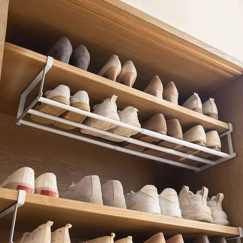 Armoire de rangement pour la maison avec séparateurs multicouches rétractables, extensibles et suspendus pour optimiser l’espace de rangement