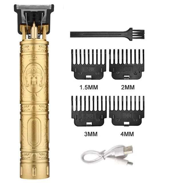 Carving Haarschneider Professionelle Haarschneidemaschine Friseurbetrieb Wiederaufladbarer Haartrimmer Metall-Haarschneidemaschine Haarschneider für Herren