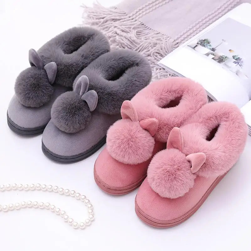 Zapatillas planas mullidas de mujer, zapatos de diseño de lujo, botas informales de invierno hasta el tobillo, elegantes sandalias de pelo suave para estar en casa