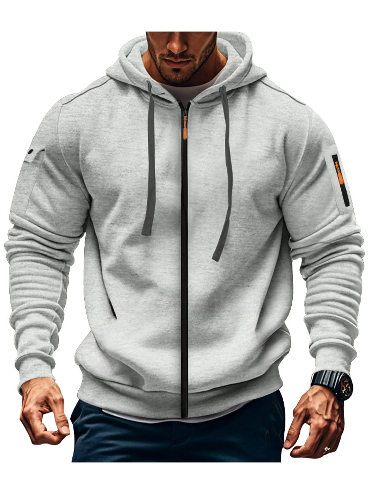 Sports hoodie men's, long sleeve, hooded