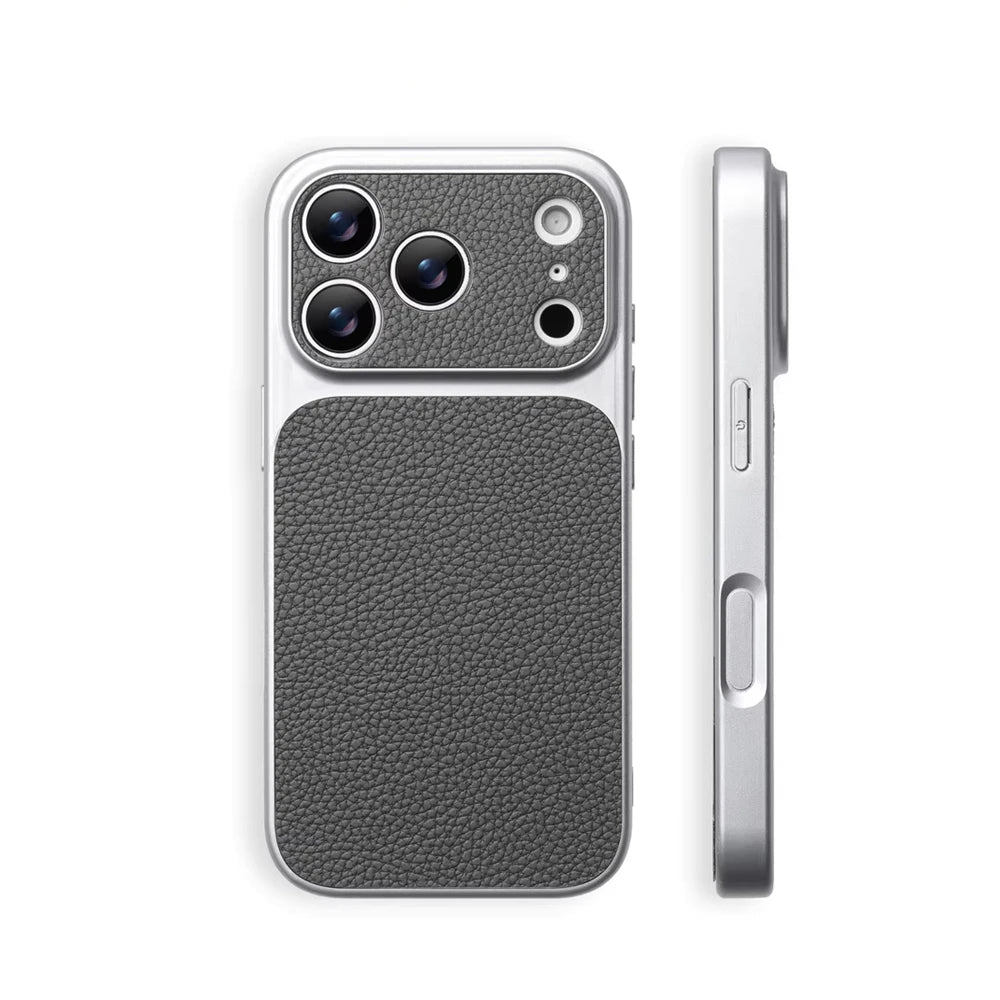 Luxury Lychee Leather Matte Phone Case For iPhone 18 Pro Max 17 Air 16 15 14Plus 13 12 11 Shockproof Bumper Back Protector Cover