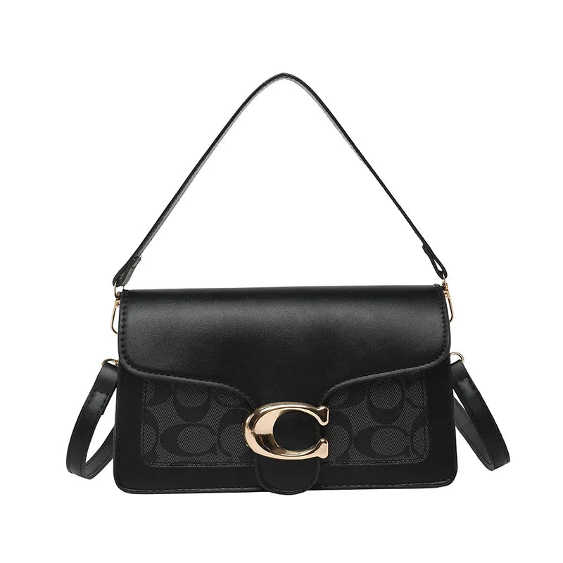 2026 New Niche Luxury Solid Color Tote Bag Vintage Minimalist Square Bag Fashion Versatile Crossbody Bag
