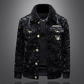 Winter Men Gold Mink Fur Thickened Sheepskin Water-Repellent One-Piece Collar Coat Mens Wool Trench Coat Manteau Homme Hiver
