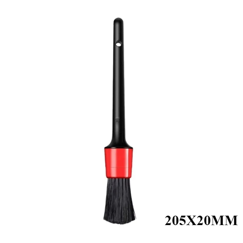 Kit de brosses de nettoyage pour voiture, pinceaux de detailing automobile pour intérieur de véhicule, set de brosses pour jantes, plastique
