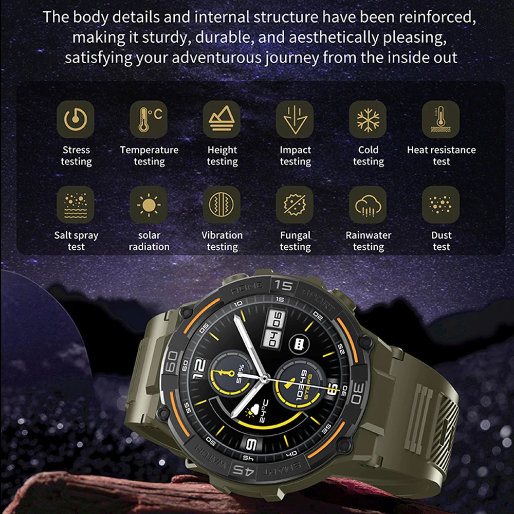 ChiBear 1.52″ TFT smartwatch with Bluetooth calls