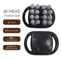 16 Massage Heads Massage Gun, Cordless Fascia Gun, High-Frequency Vibration Back and Waist Massager, Neck and Shoulder Massager
