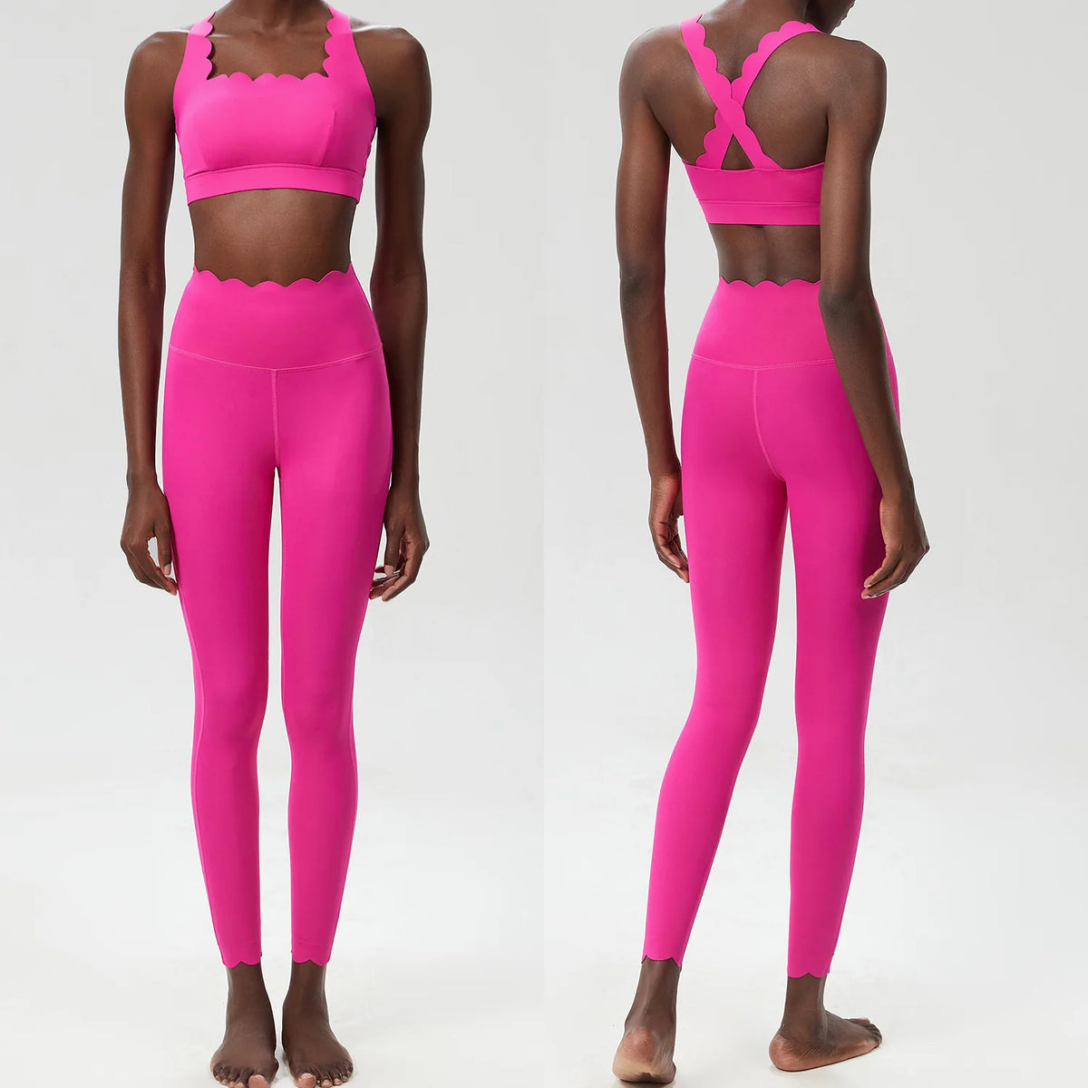 Ensemble yoga femme, 2 pièces