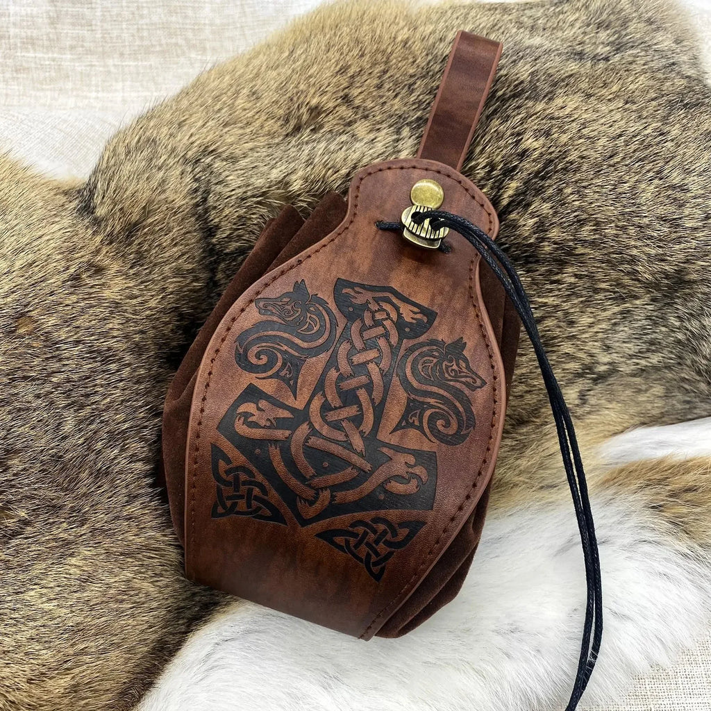 1 ud. Bolsa de cintura de caballero medieval para Halloween y Navidad, conjunto de cinturón renacentista para disfraz de guerrero vikingo cosplay