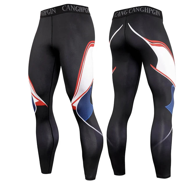Leggings sportivi da uomo per corsa e allenamento