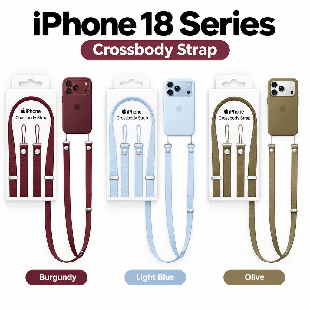 Original Phone Case Adjustable Anti-lost Magnetic Woven Strap For iPhone 18 Pro 17 Pro Max Original Apple Lanyard Accessories