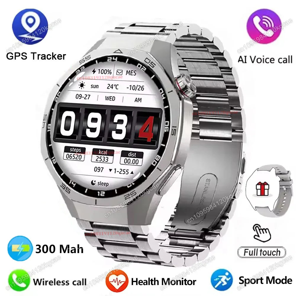 2026 New Men's Smart Watch 1.52 HD Display Health Tracking Bluetooth Call Voice Assistant Sports IP68 Waterproof Smartwatch Ht30