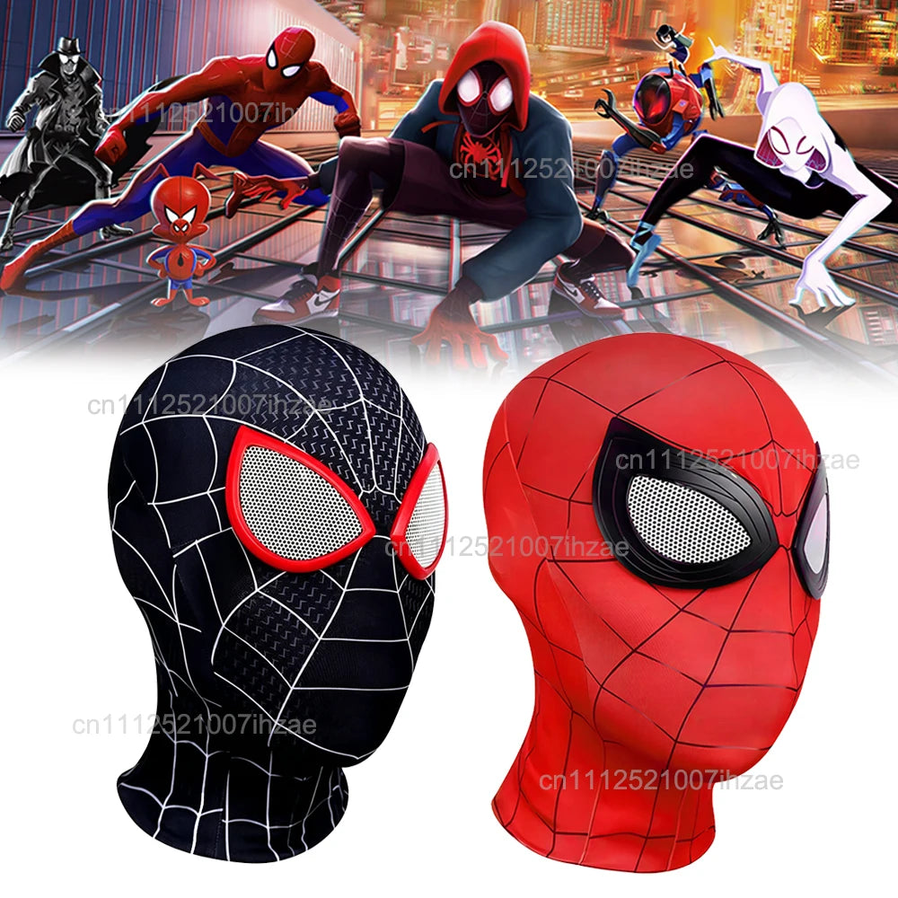 1/2 Stück Spiderman-Atemschutzmasken, hoch elastische Maske mit lustigen Spinnenaugen, für Erwachsene und Kinder, Cosplay, Party, Halloween-Kostümzubehör