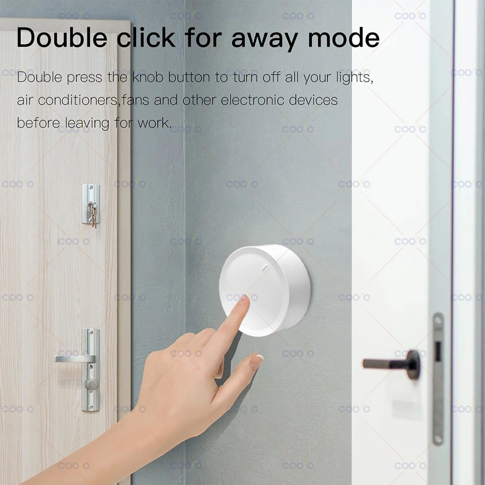 Pulsante rotante Zigbee 3.0 per scene Tuya