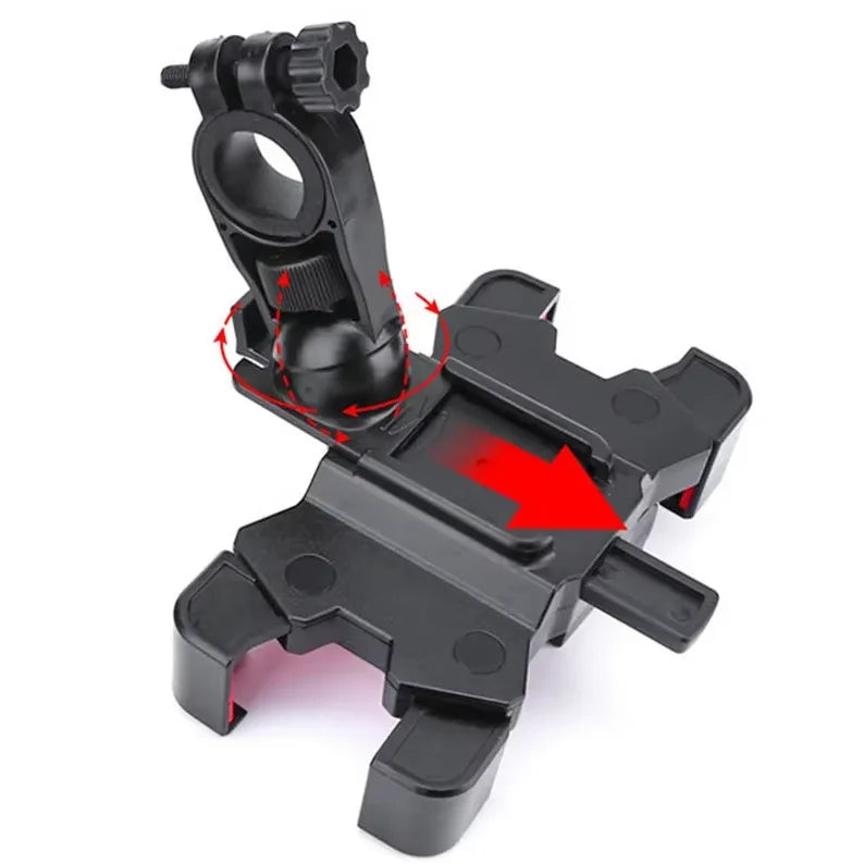 Support de téléphone pour vélo, accessoires pour vélo et moto, support réglable pivotant à 360°, pince pour GPS, accessoires pour vélo de route et VTT, sports