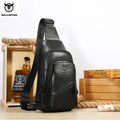 BULLCAPTAIN XB127 Genuine Leather Chest Bag