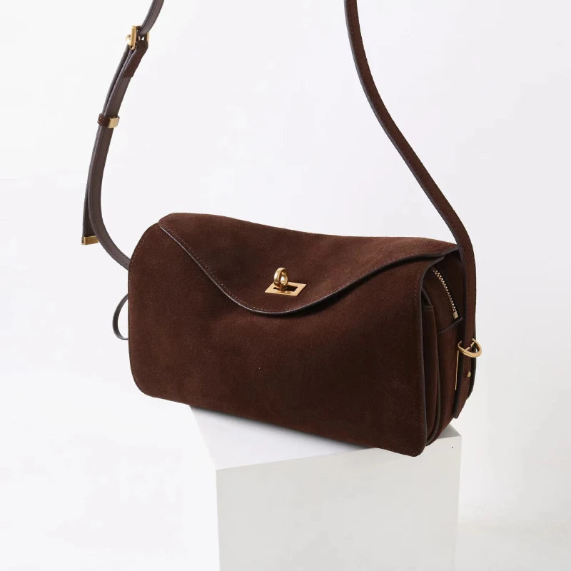 2026 New Fashion Pillow Bags For Women Luxury Designer Leather Handbag Purse Crossbody Bags Cool Gold Buckle Square Bags Lady