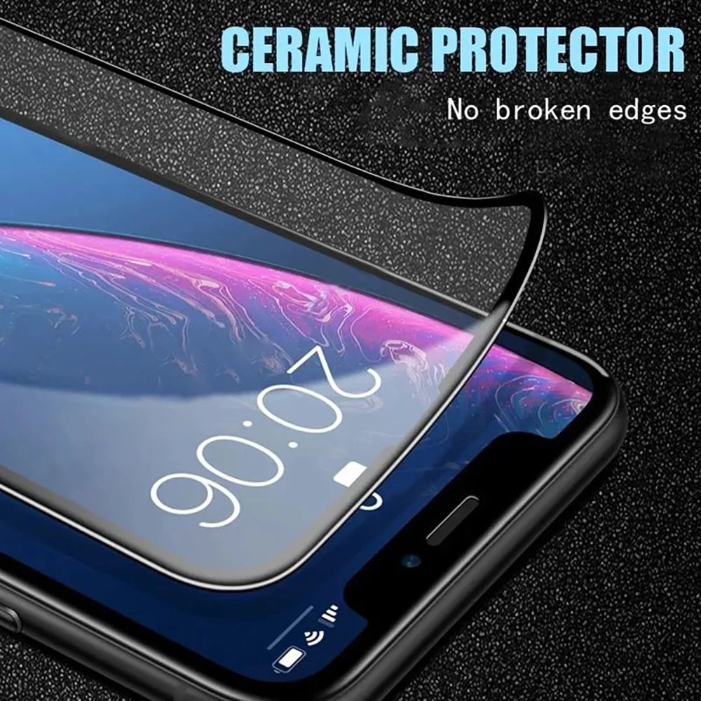 2-10PCS Ceramic Screen Protector For Apple iPhone 18 17Air 16 15 14 13 Pro Max Plus  Flexible Anti-Fingerprint Screen Guard Film