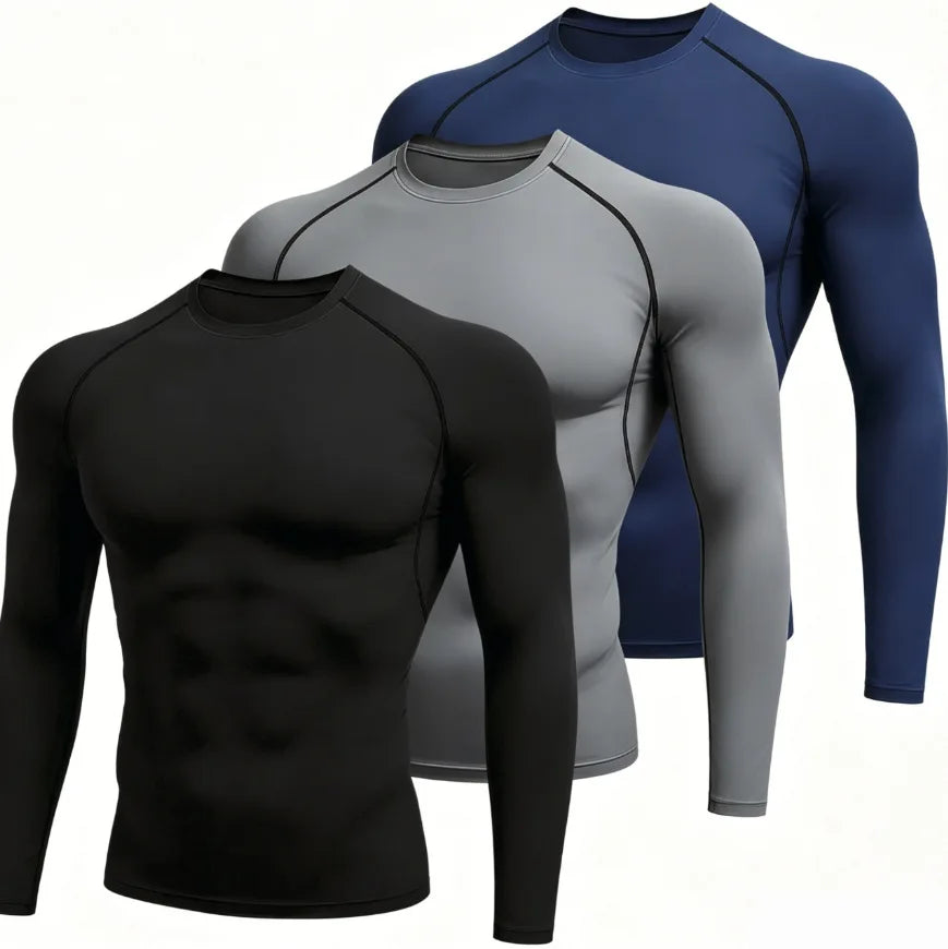 Completo sportivo uomo con maglia e leggings